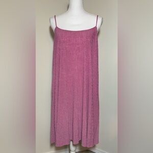 NWT Hayden Los Angeles Pink Midi Dress Women Size Medium